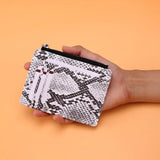 Serpentine Short Wallet Purse Card Holders Handbag Clutch for Women