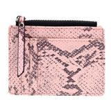 Serpentine Short Wallet Purse Card Holders Handbag Clutch for Women