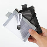 Mini Portable Mesh Card Bag Coin Purse Organizer