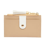 Xiaoqingxinliusu Card Bag Mini Wallet Women's Version Contrast Splicing