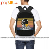 Cardano Baby Moon Astronaut Backpack Large Capacity Schoolbag Storage Bag