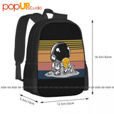 Cardano Baby Moon Astronaut Backpack Large Capacity Schoolbag Storage Bag