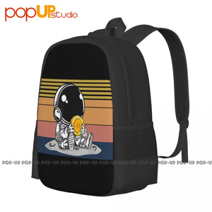 Cardano Baby Moon Astronaut Backpack Large Capacity Schoolbag Storage Bag