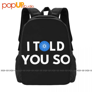 Cardano Backpack Large Capacity Vintage Foldable 3D Printing School Sport Bag