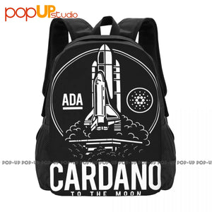 Cardano To The Moon-Btc Ada-Bitcoin Backpack Large Capacity