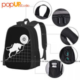Cardano To The Moon Hold Backpack Large Capacity Travel Beach Bag Gymnast Bag
