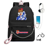 Cardcaptor Sakura Backpack USB Charging Headphone Schoolbag