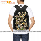 Brazil 1982 Football Caricature Gym Tote Bag