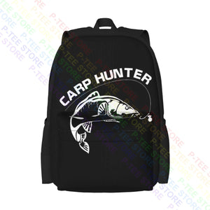 Carp Hunter Fisherman Angler Adult Fish Carp Coarse Large Capacity Backpack