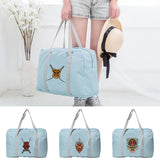 Foldable Travel Bag Duffle Handbag Monster Printed Weekend Bags