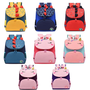 3D Dinosaur Kids Backpack Preschool Bag Boys Girls Toddler Schoolbag