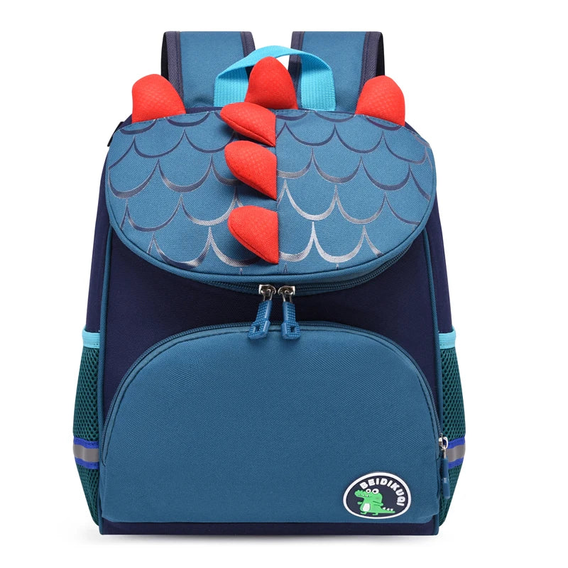3D Dinosaur Kids Backpack Preschool Bag Boys Girls Toddler Schoolbag