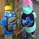 African Girl Print Backpack for Kids School Bags