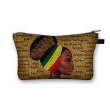 Afro Girls Pattern Cosmetic Bag - God Says You Are