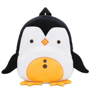 Cartoon Animal Backpack Plush Kids Book Bag Travel School Bags