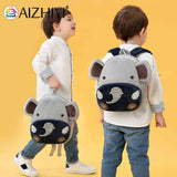 Cartoon Animal Backpack Plush Kids Book Bag Travel School Bags