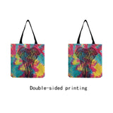 Cartoon Animal Elephant Printed Handbags Eco Friendly Shopping Bag