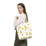 Cartoon Bee Tote Beach Travel Shoulder Bag