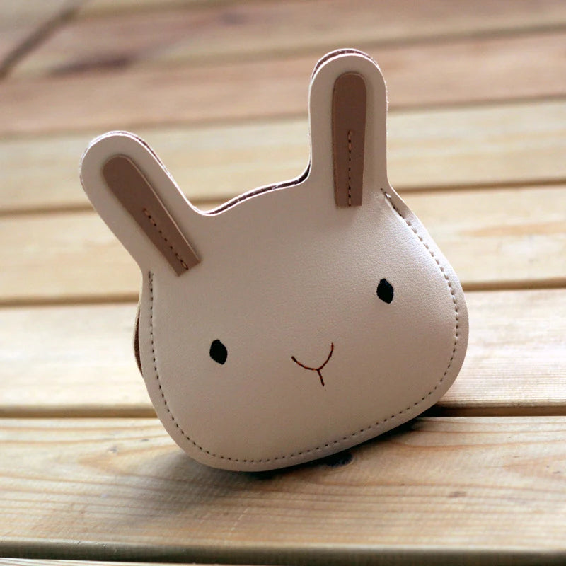 Cute Bunny PU Leather Shoulder Bag for Girls