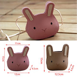 Cute Bunny PU Leather Shoulder Bag for Girls