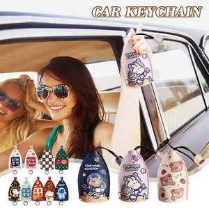 Cartoon Animal Key Bag PU Leather Key Wallets