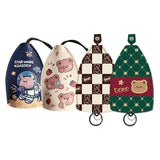 Cartoon Animals PU Leather Key Holder Wallets Keychain Pouch