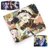 Cartoon Anime Clover Wallet PU Leather Purse Cosplay Short Wallets Gift