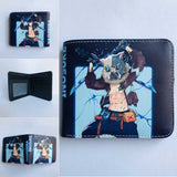 Anime Demon Slayer Short Wallet PU Leather Snorlax Charmander Small Purse