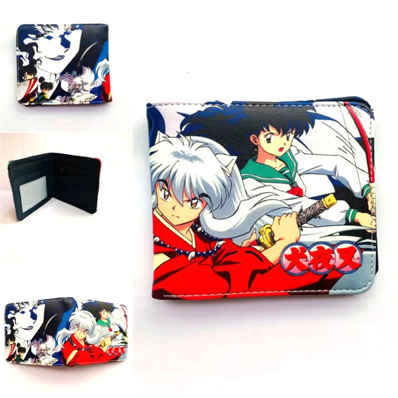 Inuyasha Anime Wallet Higurashi Kagome Kikyo Cosplay Short Wallets