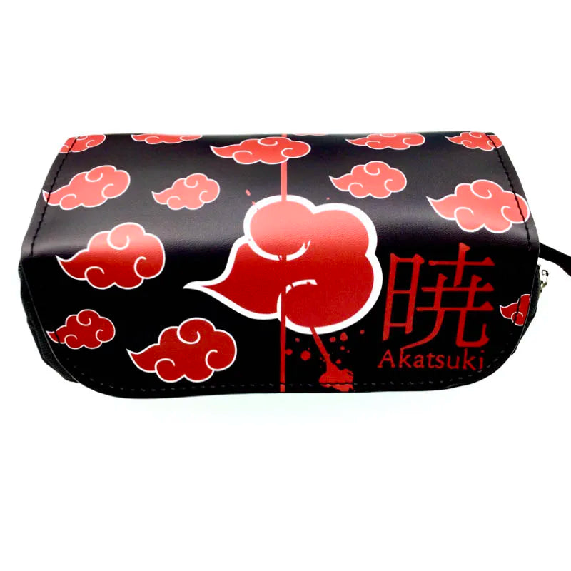 Anime School Pencil Case Double Layers Pen Pouch Cosplay