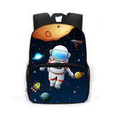 Cartoon Astronaut Spaceship Star School Backpack Children School Bags
