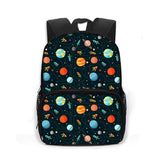 Cartoon Astronaut Spaceship Star School Backpack Children School Bags
