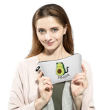 Cartoon Avocado Print Cosmetic Bag Fruit Makeup Storage Child Pencil Case