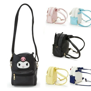 Cartoon Small PU Leather Shoulder Messenger Bag