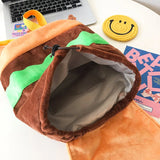 Cartoon Backpacks Shoulder Bag Canvas Student Travel Rucksack