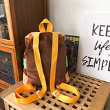Cartoon Backpacks Shoulder Bag Canvas Student Travel Rucksack