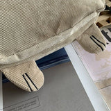 Harajuku Large Capacity Corduroy Backpack for Women