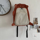 Harajuku Large Capacity Corduroy Backpack for Women