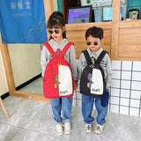 Cartoon Backpacks for Women Large-capacity Canvas Travel Rucksack