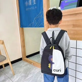 Cartoon Backpacks for Women Large-capacity Canvas Travel Rucksack