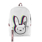 Cartoon Bad Bunny Waterproof Laptop Backpack