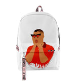 Cartoon Bad Bunny Waterproof Laptop Backpack