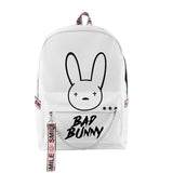 Cartoon Bad Bunny Waterproof Laptop Backpack