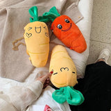 Carrot Furry Shoulder Bag Crossbody Fluffy Bag