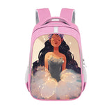 Ballet Dancer Print School Backpack for Girls Women Travel Laptop Bag