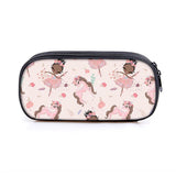 Ballet Dancing Girls Pencil Case Kids Bags Girl Stationery Bag