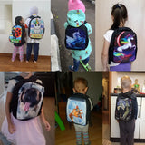 Cartoon Ballet Dancing Printing Backpack Children School Bags Dance Shoes