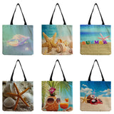 Cartoon Beach Shell Handbags Women Shoulder Bag Portable