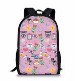 Bear Doctor Print School Bag for Kids