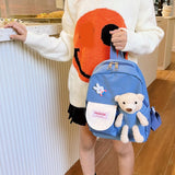 Bear Toy School Bag for Girl Kids Kindergarten Schoolbags